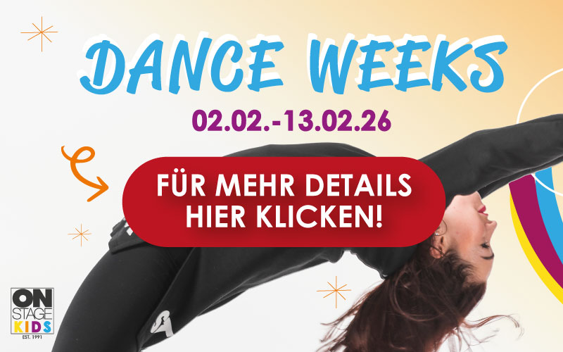 Dance Weeks vom 2. bis 13. Februar - Hier klicken für mehr Infos